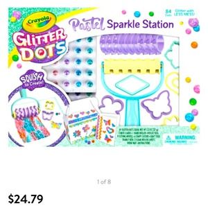 Crayola Glitter Dots Sparkle Station 100 Pieces